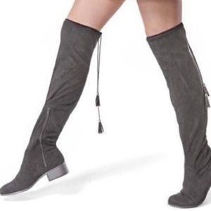 NWOT Madden Girl Prissley Over-The-Knee Tassel Stretch Boots (NWOT)